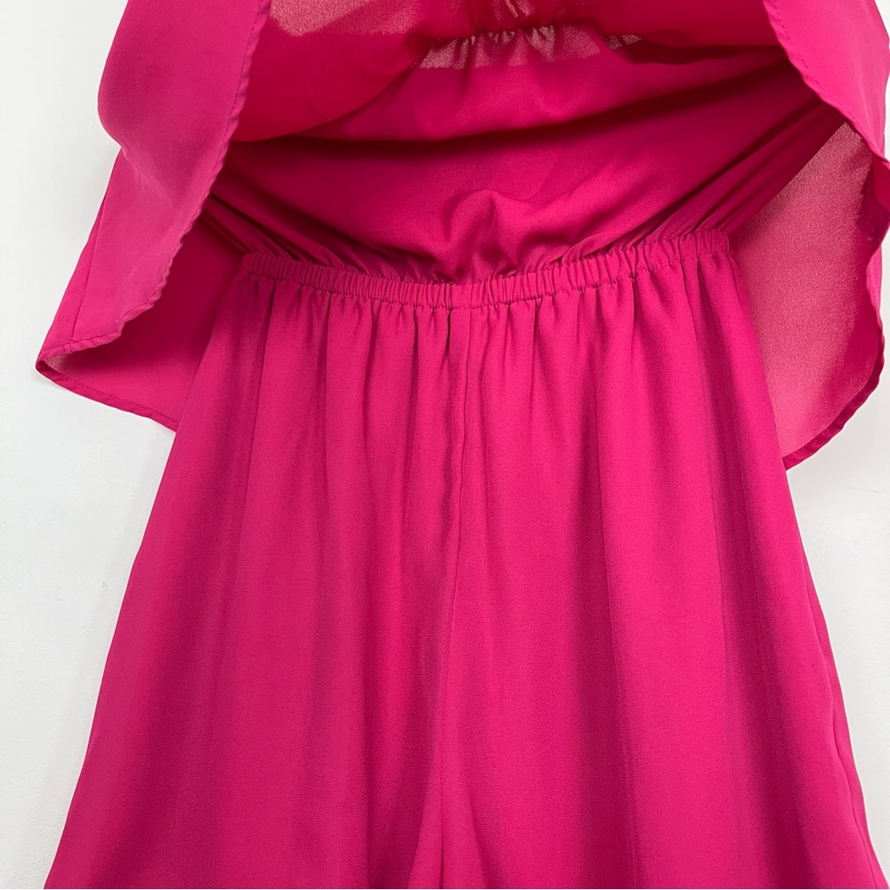 Show Me Youe MuMu pink mini off the shoulder romper - Picture 5 of 9